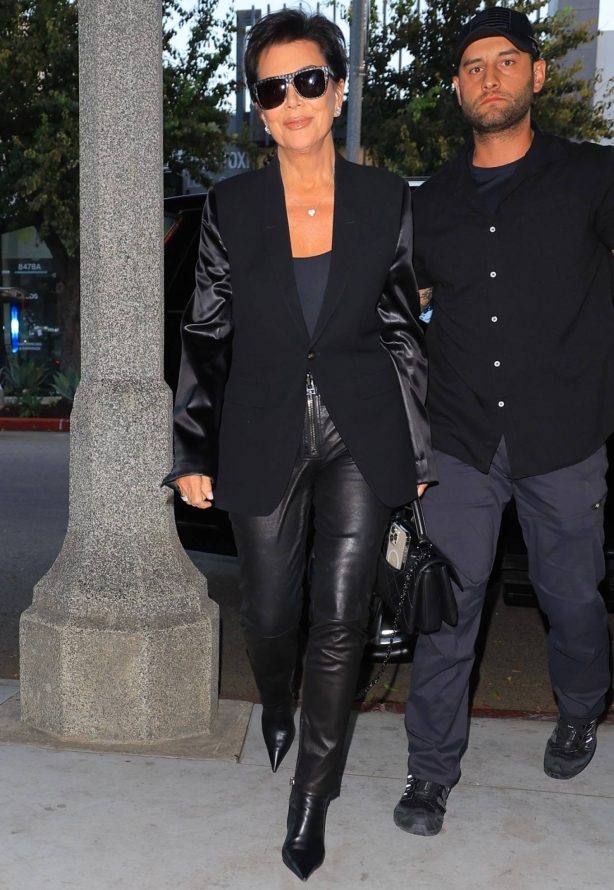 Kris Jenner - Arriving for dinner at Caviar Kaspia in West Hollywood