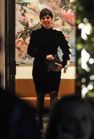 Kris Jenner - Exits 'Keeping With The Kardashians' dinner in Los Angeles