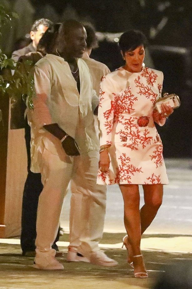 Kris Jenner - Leaving an event hosted by Jay-Z in Malibu