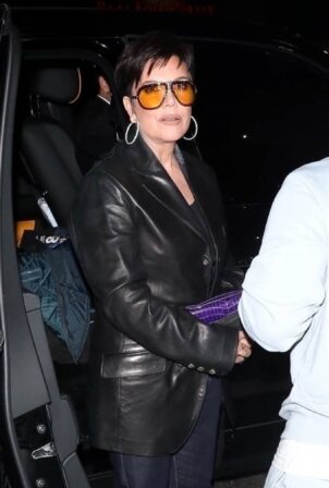 Kris Jenner - Seen arriving at Kendall's launch party at The Nice Guy in West Hollywood