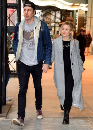 Kristen Bell and Dax Shepard out in New York
