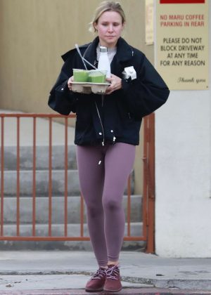 Kristen Bell - Hits the gym in Los Feliz