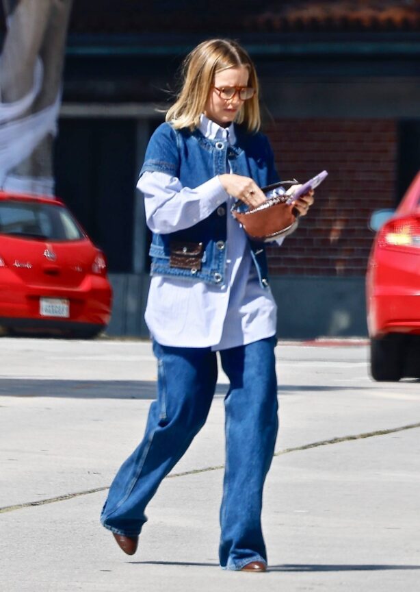 Kristen Bell - is spotted out and about in Westwood