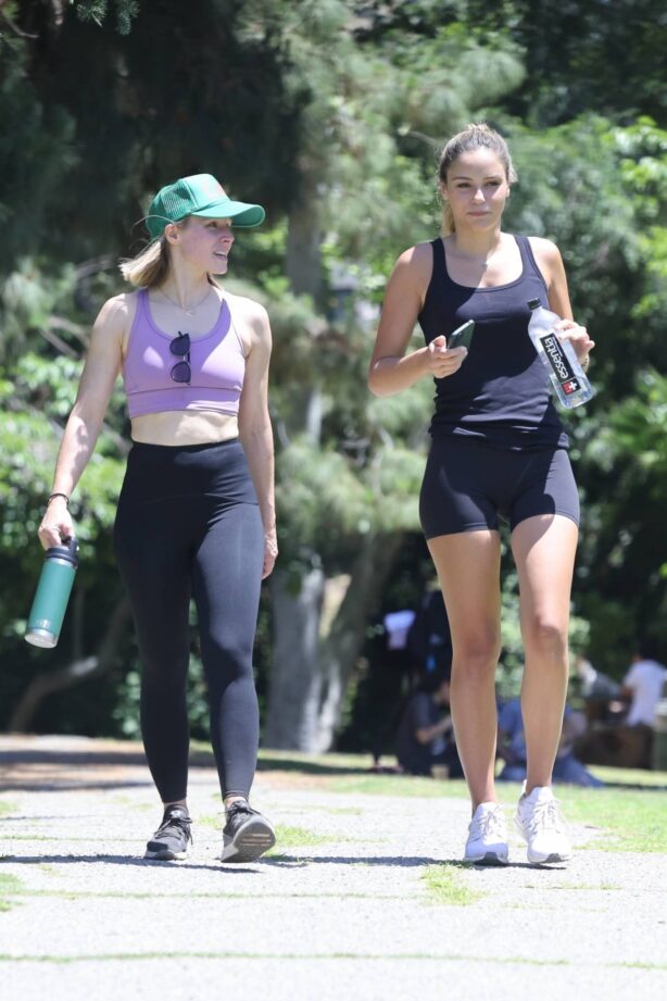 Kristen Bell - On a walk with a friend through Los Feliz