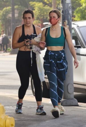 Kristen Bell - Seen after gym session with a friend