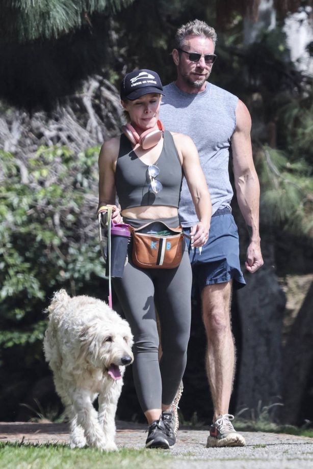 Kristen Bell - Seen with the dog in Los Feliz