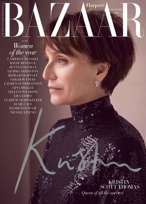 Kristen Scott Thomas - Harper's Bazaar UK Magazine (December 2018)