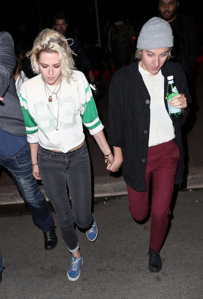 Kristen Stewart and Alicia Cargile out in Cannes
