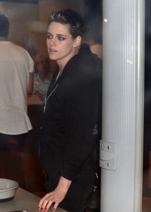 Kristen Stewart and Emily Armstrong at Dodgers Stadium in Los Angeles