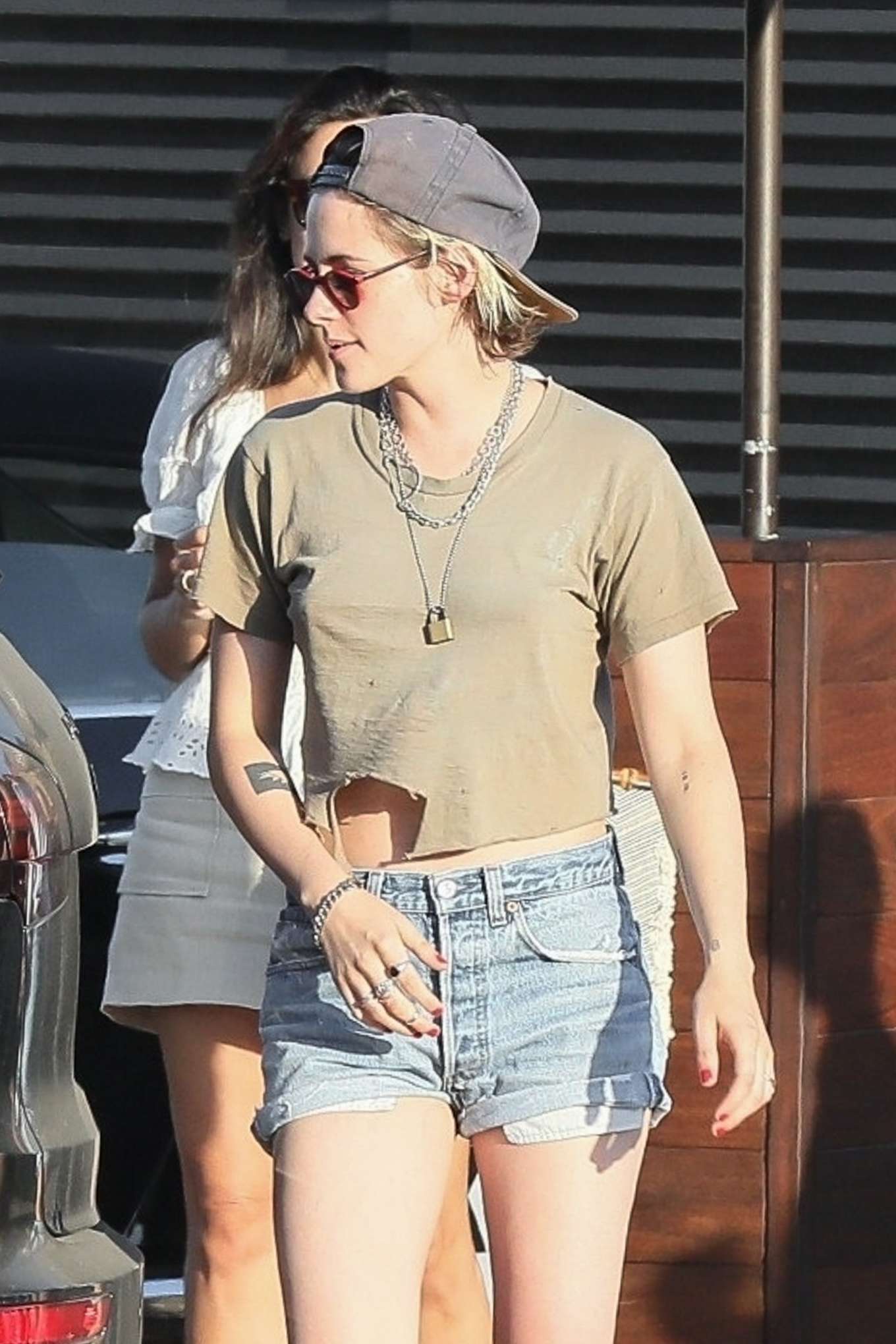 Kristen Stewart and Emma Roberts â€“ spotted exiting Nobu together in Malibu