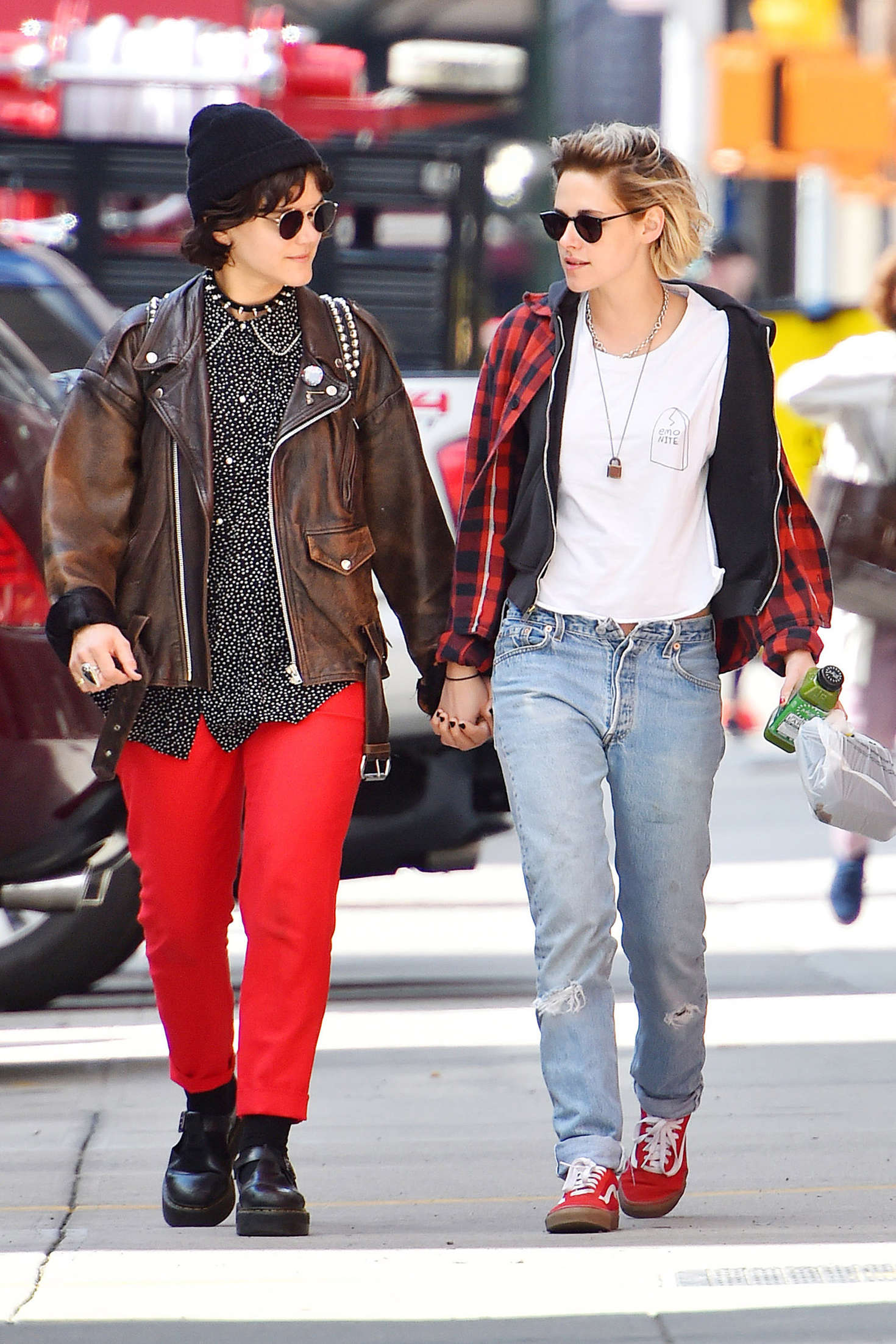 Kristen Stewart and SoKo Out in New York City