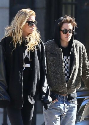Kristen Stewart and Stella Maxwell out and about in Savannah