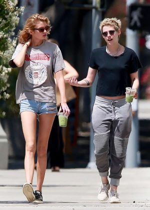 Kristen Stewart and Stella Maxwell - Out in Los Angeles