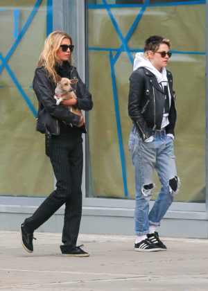 Kristen Stewart and Stella Maxwell out in New York City