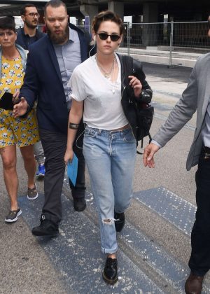 Kristen Stewart - Arrives at Airport in Cannes