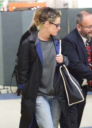 Kristen Stewart at JFK Airport in New York