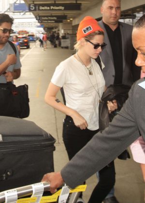 Kristen Stewart at LAX Airport in LA
