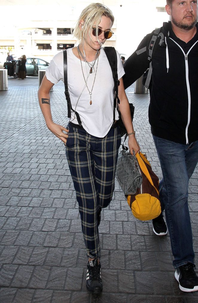 Kristen Stewart at Los Angeles International Airport