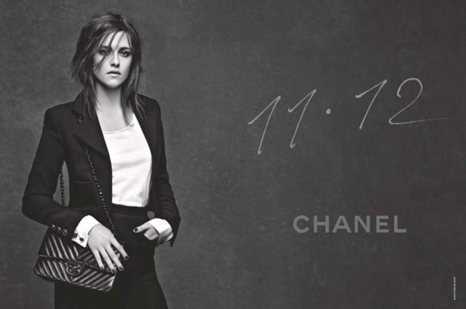 Kristen Stewart: Chanel 11.12 Handbag Campaign