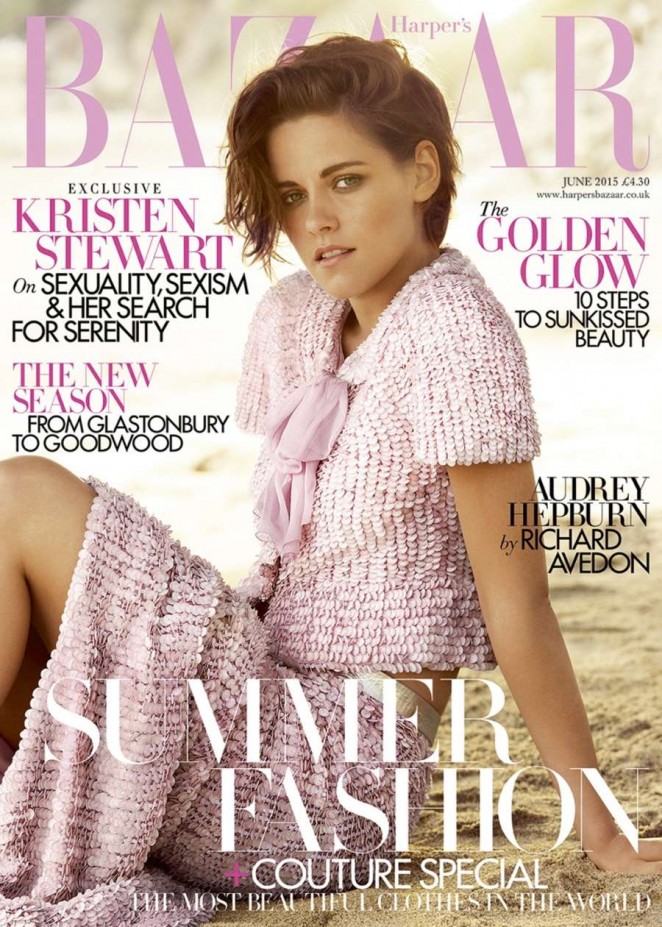 Kristen Stewart - Harper's Bazaar UK Cover (June 2015)