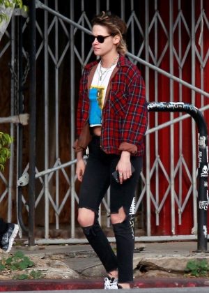 Kristen Stewart in Casual out in LA