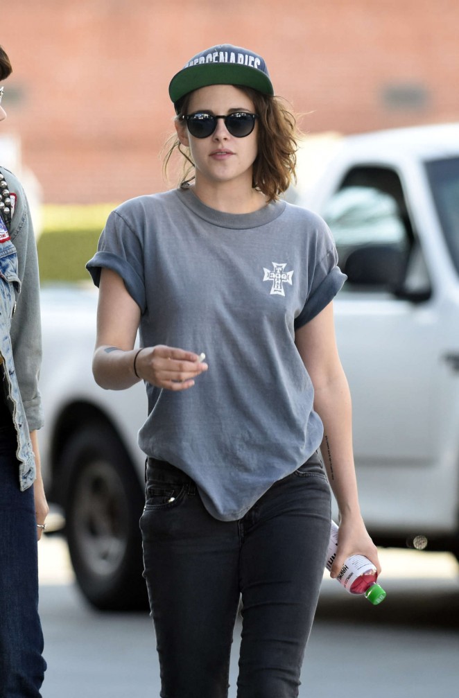 Kristen Stewart in Jeans out in Los Angeles