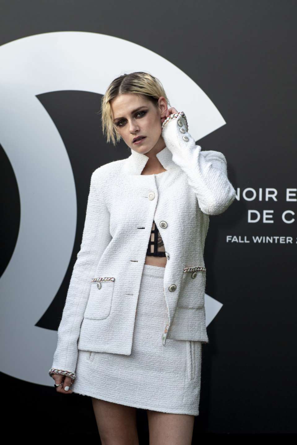 Kristen Stewart â€“ Noir et Blanc de Chanel FW 2019 Makeup Collection in Paris