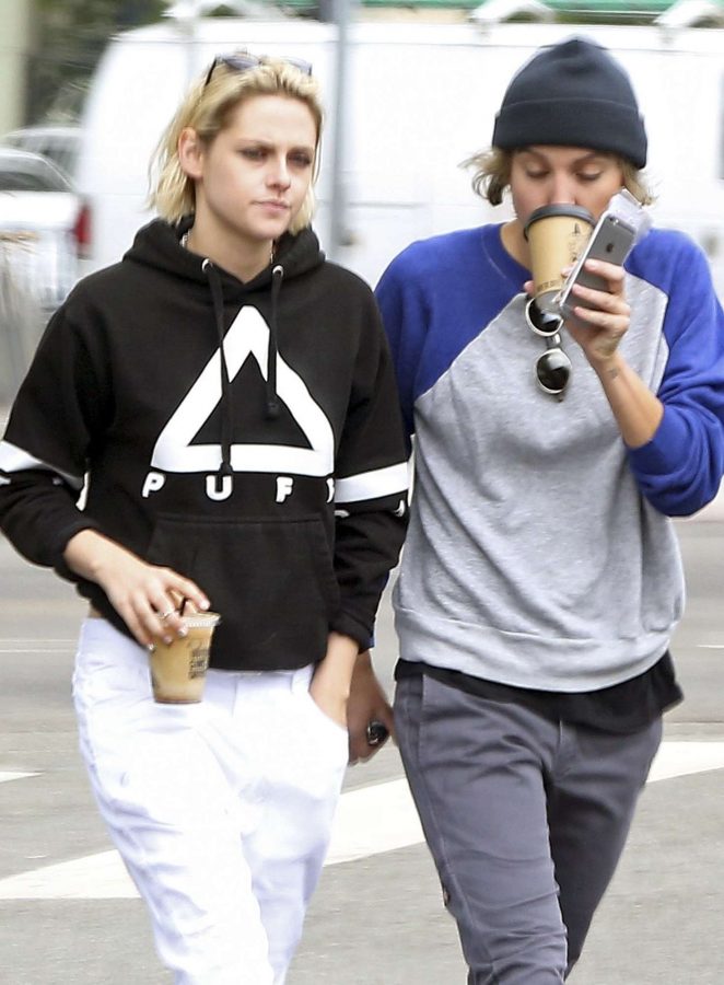 Kristen Stewart with Alicia Cargile Out in Silver Lake