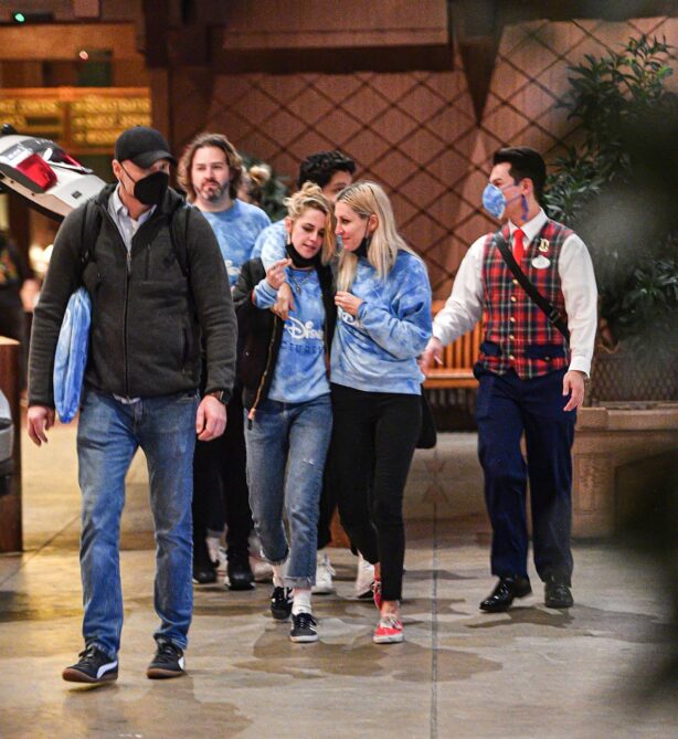 Kristen Stewart - With Dylan Meyer and Ashley Benson enjoying a Disneyland Date Night in Anaheim
