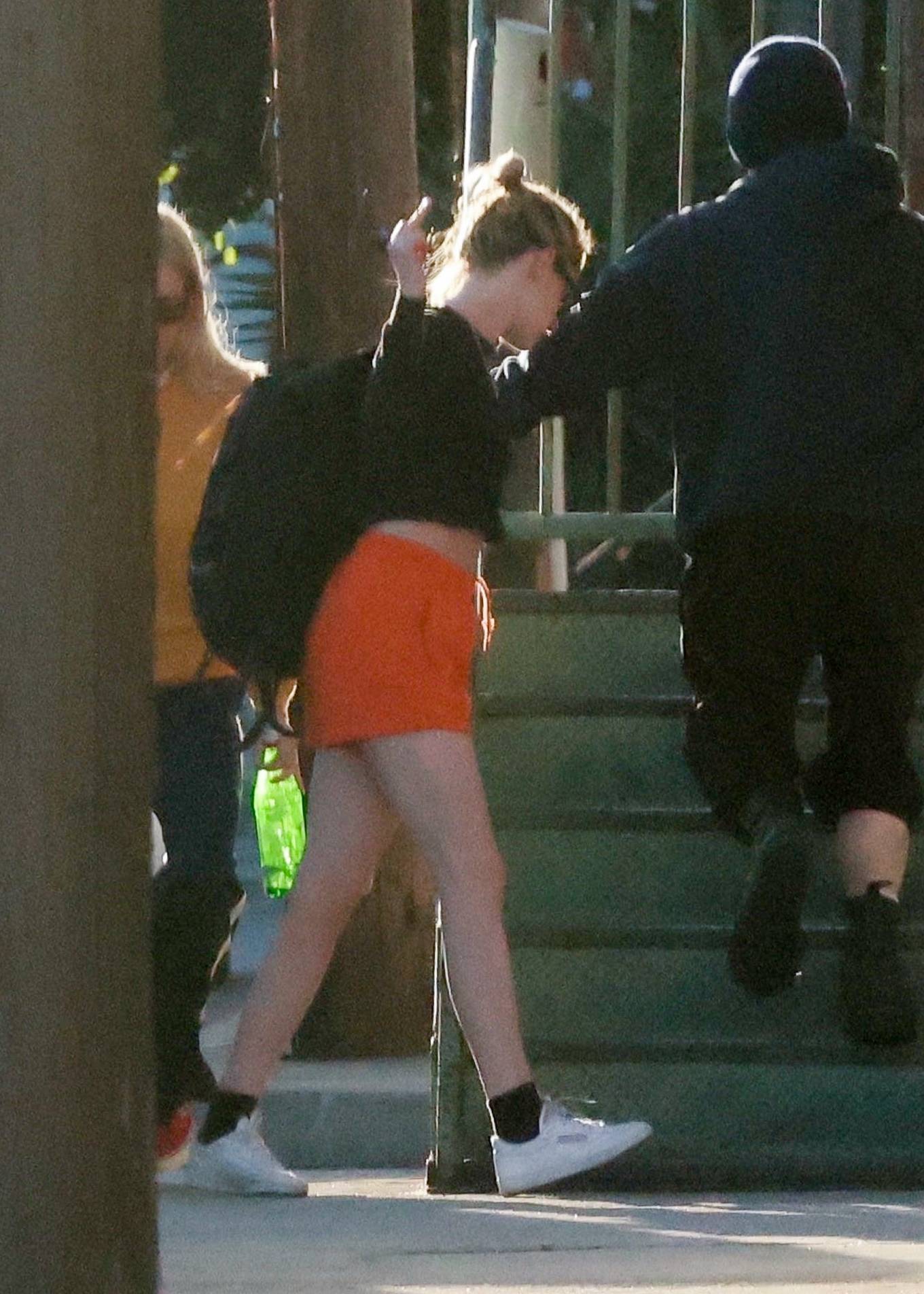 Kristen Stewart - With Dylan Meyer arrive at a movie studio in Los Angeles