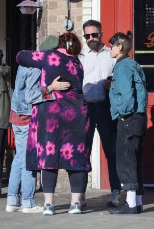 Kristen Stewart - With Dylan Meyer seen after a romantic breakfast date in Los Feliz