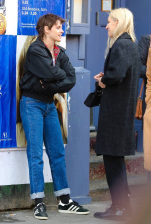 Kristen Stewart - With Dylan Meyer seen after having dinner in Manhattan’s Soho area