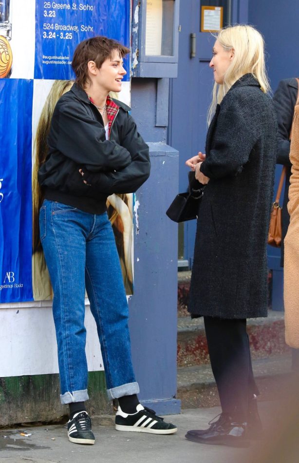 Kristen Stewart - With Dylan Meyer seen after having dinner in Manhattan’s Soho area