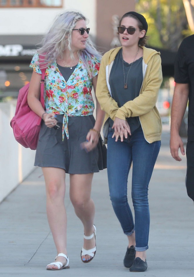 Kristen Stewart with friends out in LA