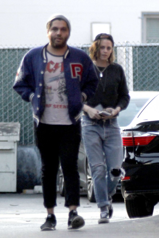 Kristen Stewart with her friend CJ Out in LA
