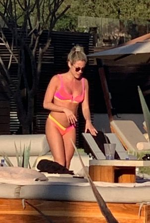 Kristin Cavallari - In a pink Bikini in Cabo San Lucas - Mexico