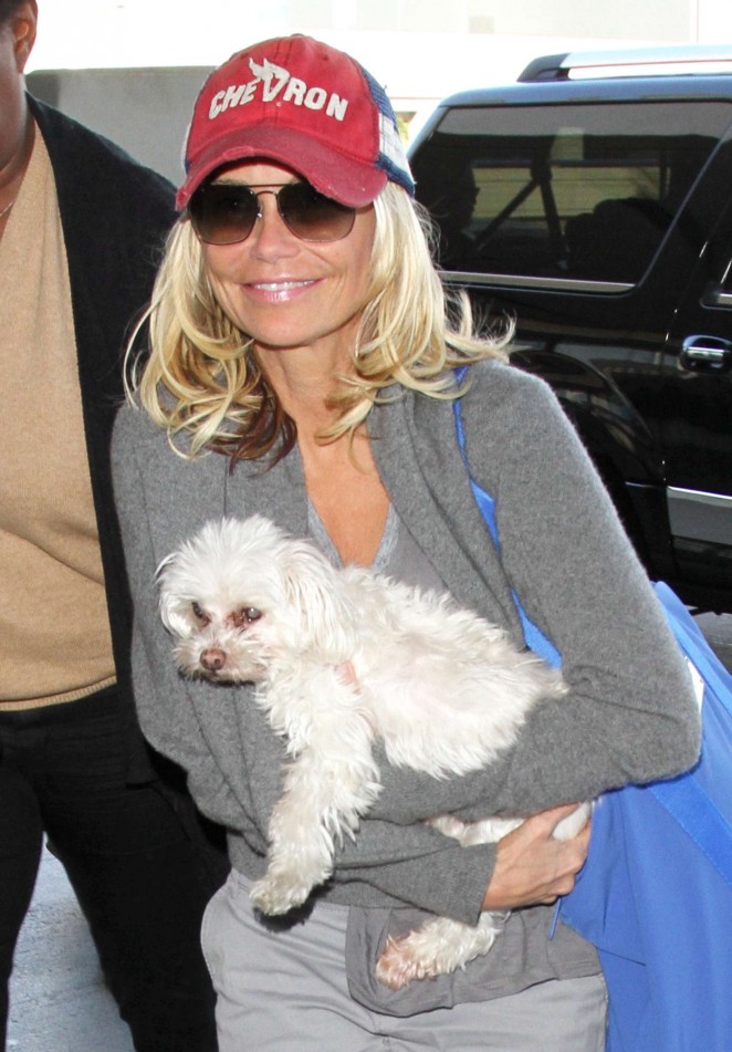 Kristin Chenoweth Arrives at LAX Airport in Los Angeles