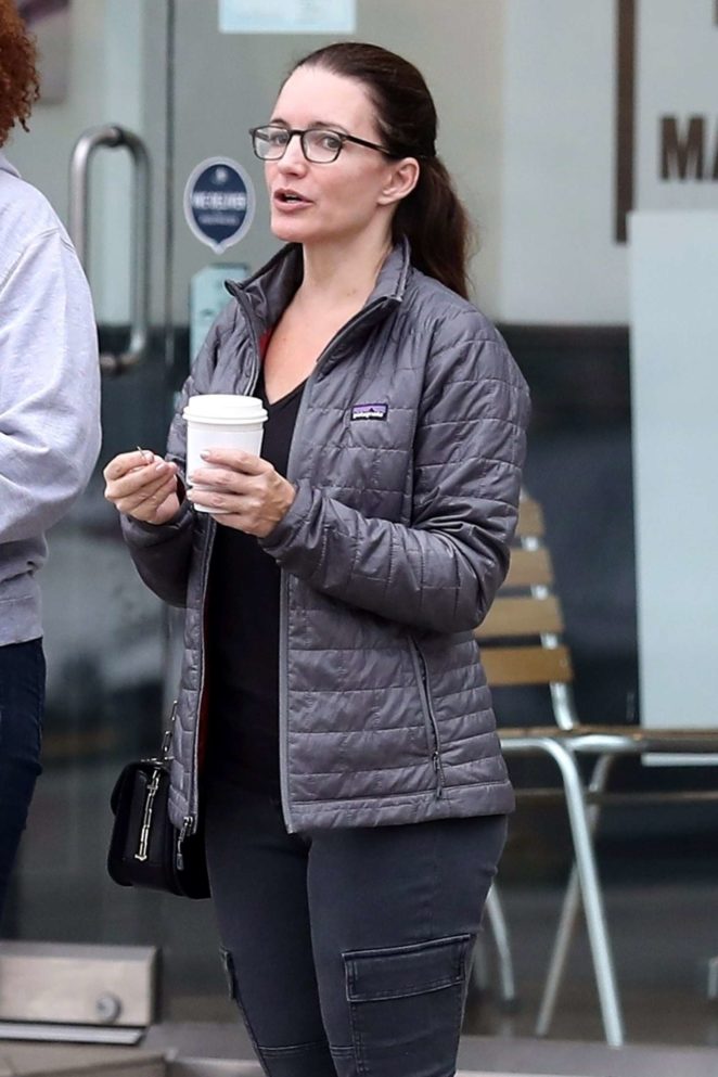 Kristin Davis out in Brentwood