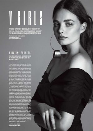 Kristine Froseth - V Magazine Issue 115 (Fall 2018)