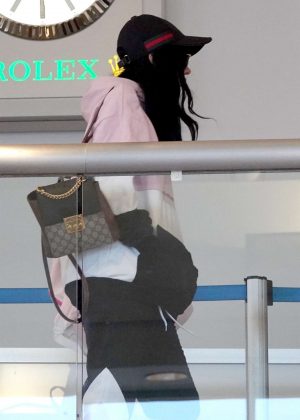Krysten Ritter - Arriving at LAX Airport in Los Angeles