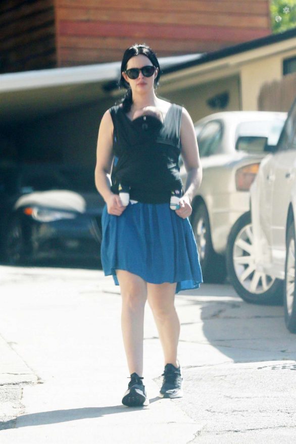 Krysten Ritter - Spotted with her son in Los Angeles