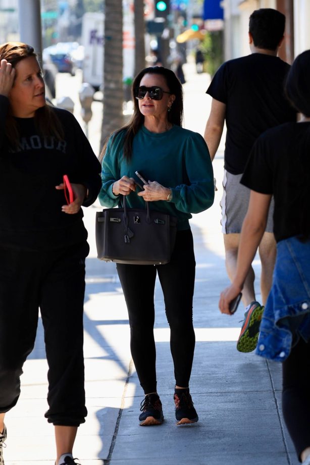 Kyle Richards - Seen after visiting a dermatologist in Beverly Hills