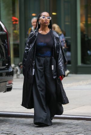 Kylie Bunbury - Stepping out in New York