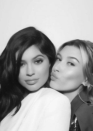 Kylie Jenner and Hailey Baldwin - Marie Claire Fesh Faces Party (April 2016)