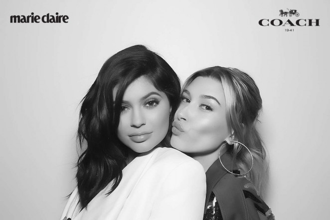 Kylie Jenner and Hailey Baldwin - Marie Claire Fesh Faces Party (April 2016)