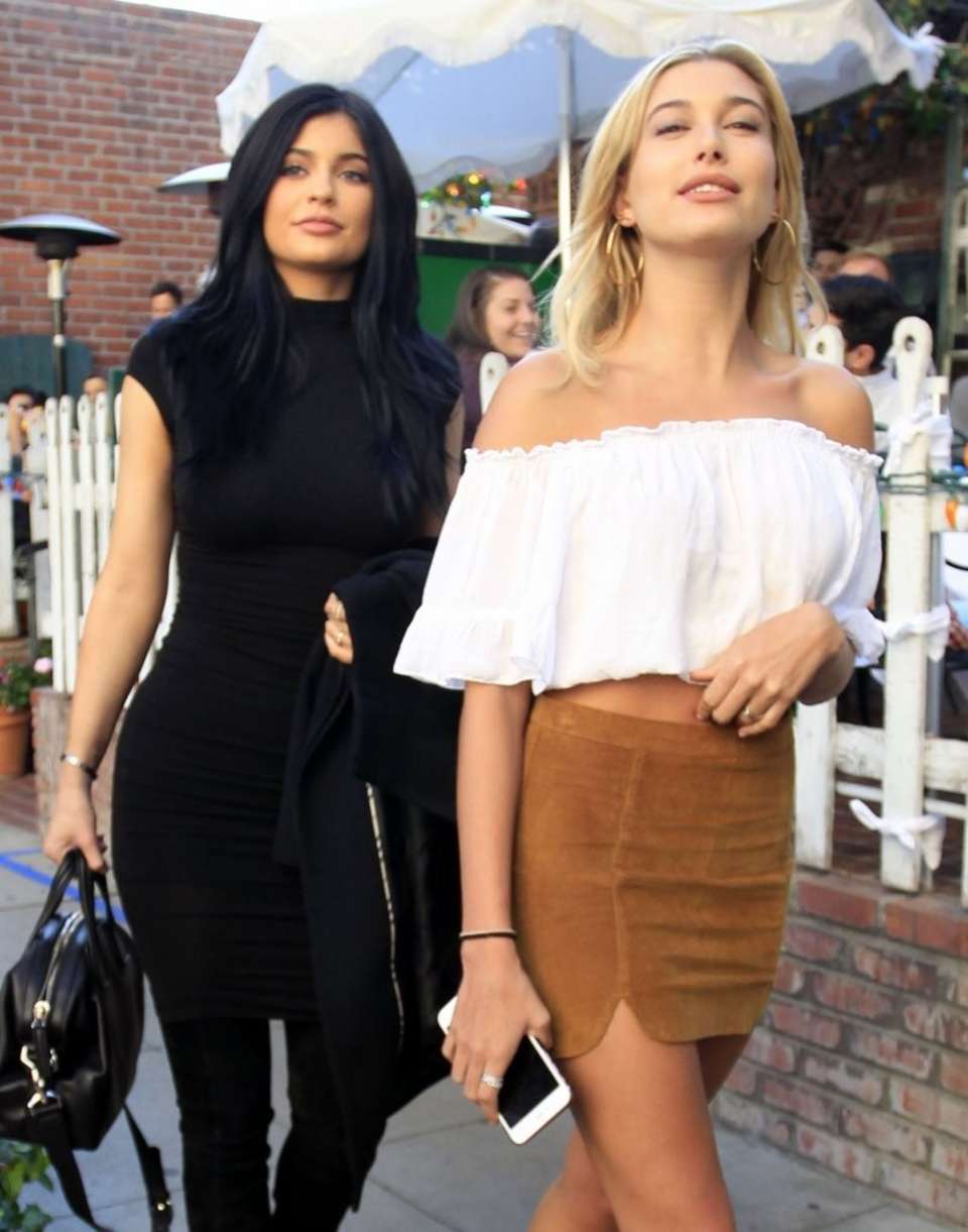 Kylie Jenner and Hailey Baldwin - Out for Lunch in West Hollywood