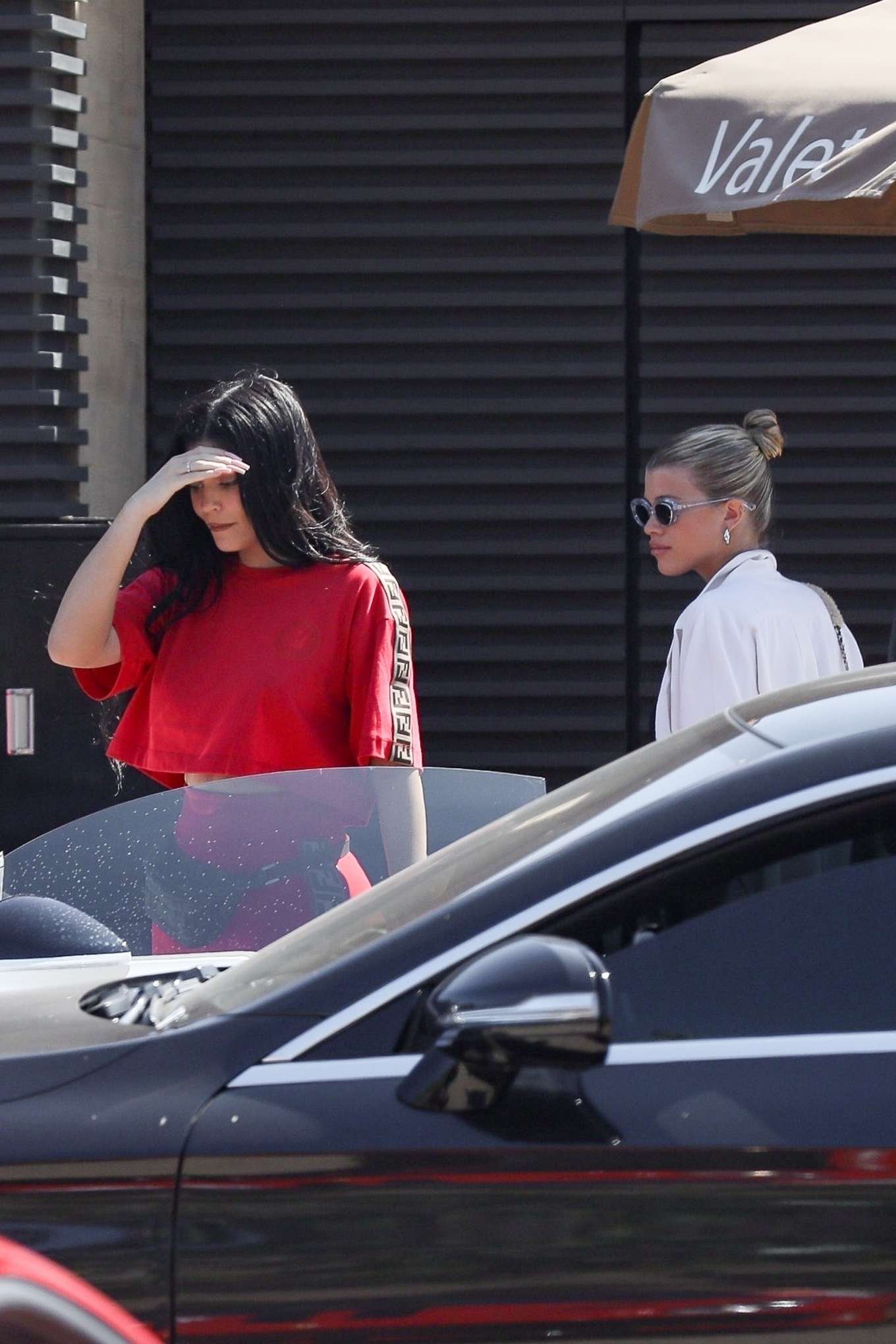 Kylie Jenner and Sofia Richie - Leaving Nobu after lunch in Malibu