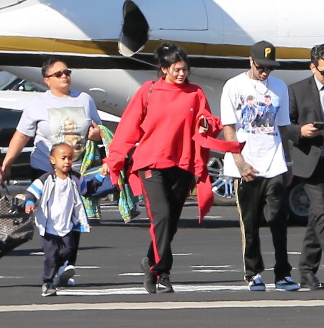 Kylie Jenner and Tyga caught the flight to Costa Rica