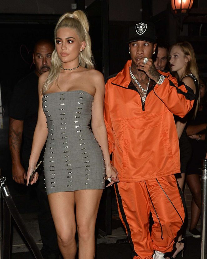 Kylie Jenner and Tyga - Leaving a Nylon Magazine Party in NY