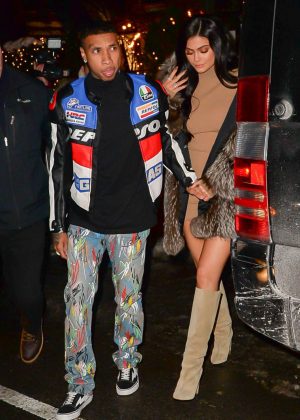 Kylie Jenner and Tyga out for dinner in New York